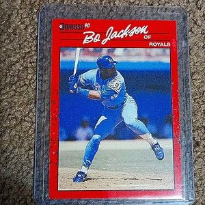 1990 Donruss #61 Bo Jackson card with Errors, which makes this card very rare.